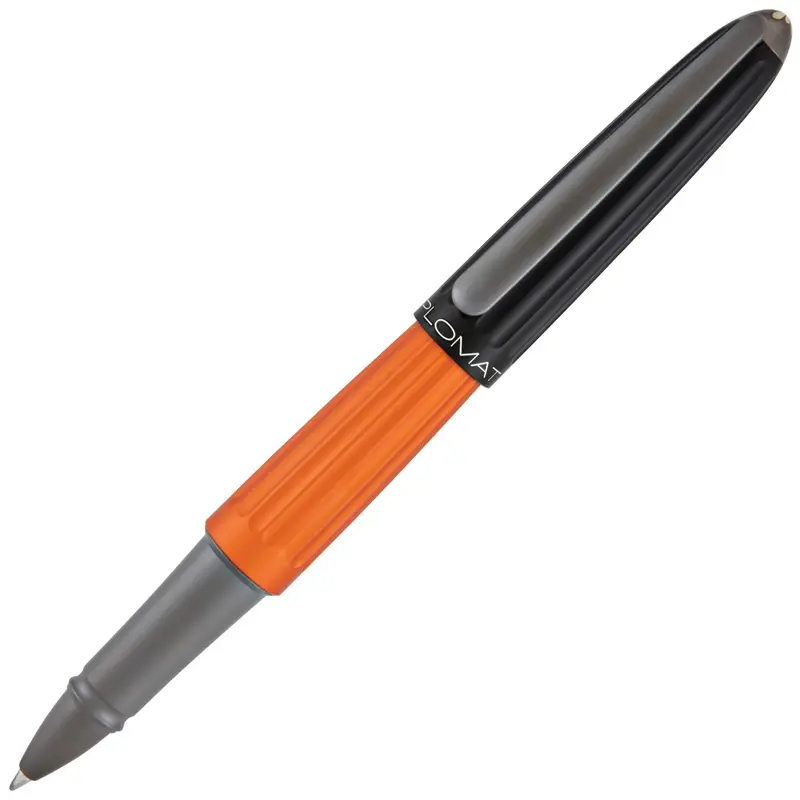 Diplomat Aero Rollerball - Black/Orange
