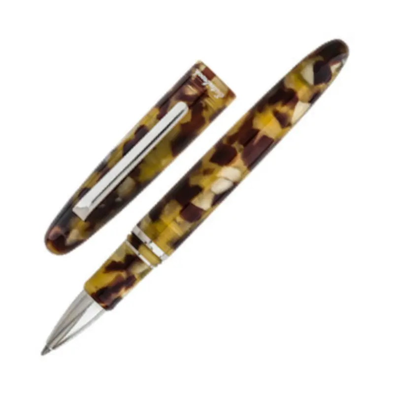 Esterbrook Estie Rollerball - Tortoise with Palladium Trim