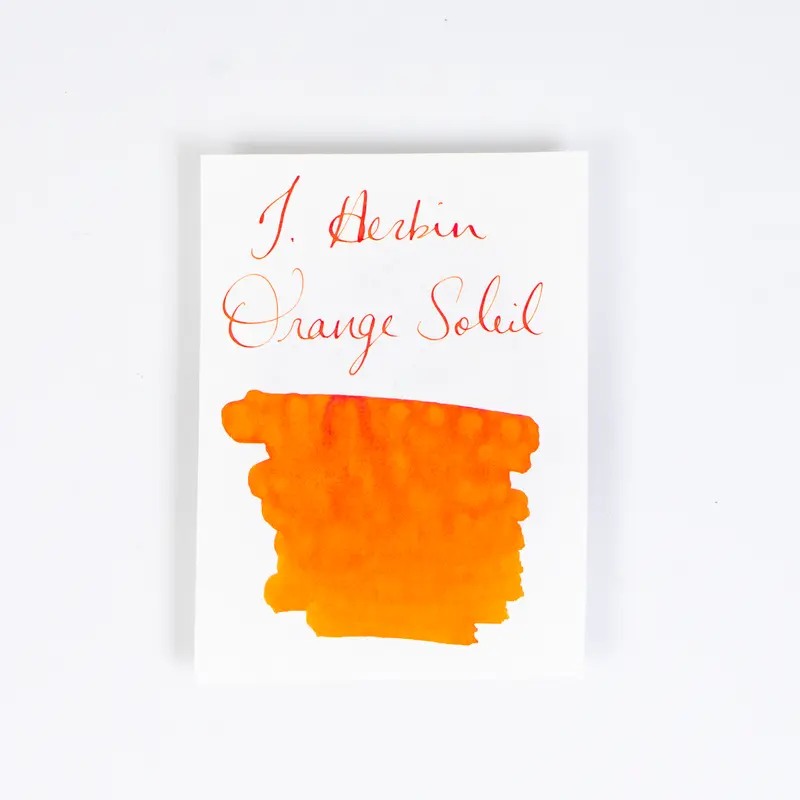 Jacques Herbin Essentials Orange Soleil 50ml Bottled Ink