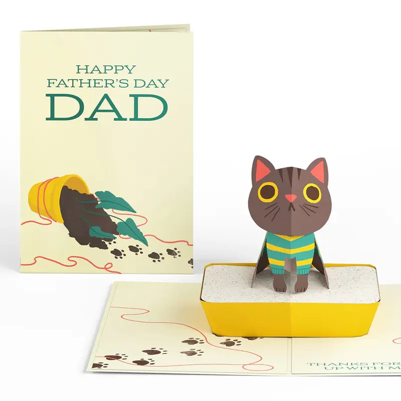 Lovepop Pop-Up Card - Thanks For Putting Up With My Crap Father's Day