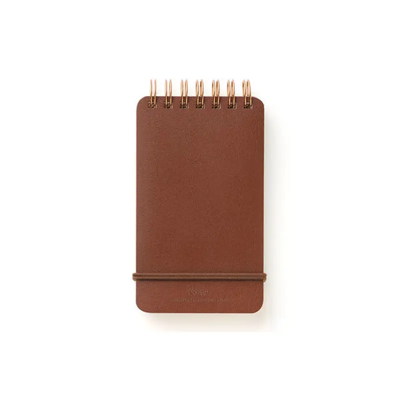 Midori Grain Memo Pad - Dark Brown