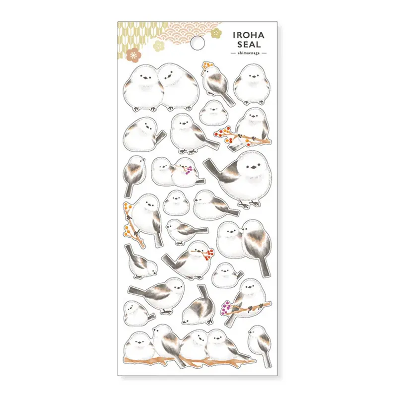 Mind Wave Iroha Sticker - Long-Tailed Tit