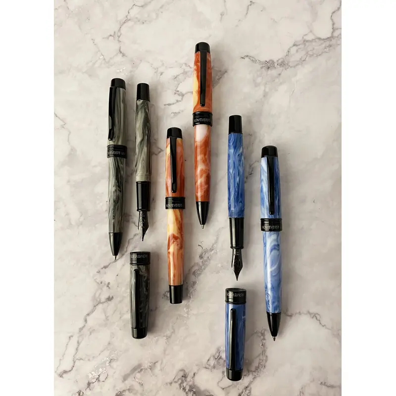 Monteverde Prima Fountain Pen - Blue SwirlExtra Fine