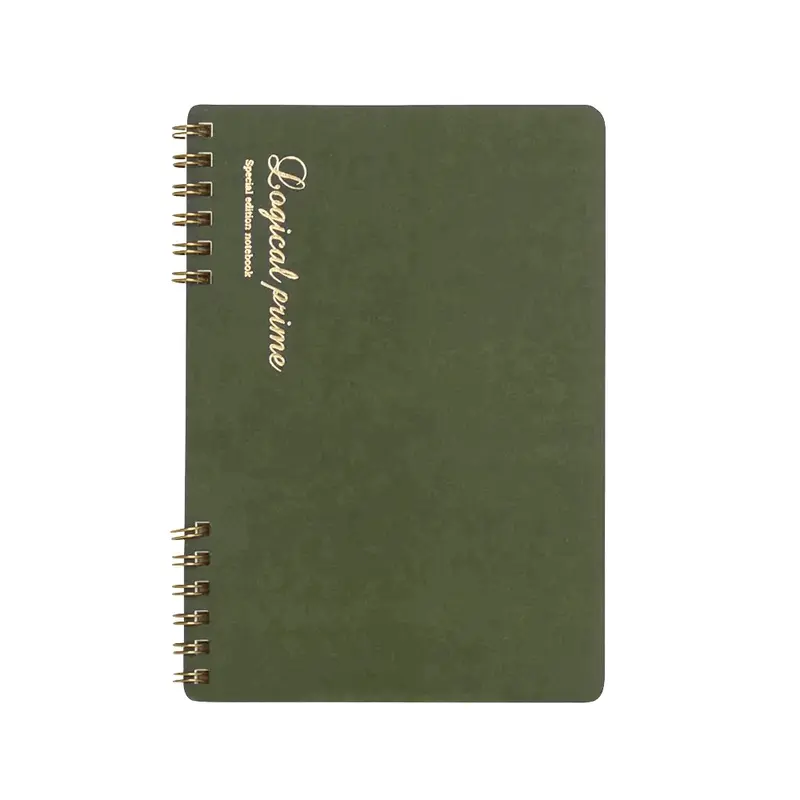 Nakabayashi Logical Prime A5 Ruled (7mm) Ring Notebook - Green