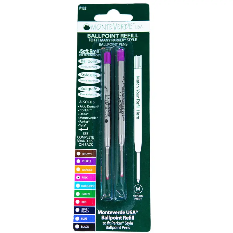 Parker Ballpoint Refill by Monteverde USA - Blue (2 ea)Extra-Fine