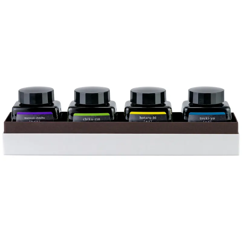 Pilot Iroshizuku 4 Piece Bottled Ink Set - Ma-hiru