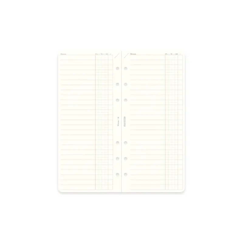 PLOTTER Refill Memo Pad To Do List (50 sheets) - Narrow Size