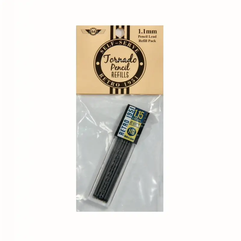 Retro 51 Pencil Lead Refill -1.15mm (Tornado)