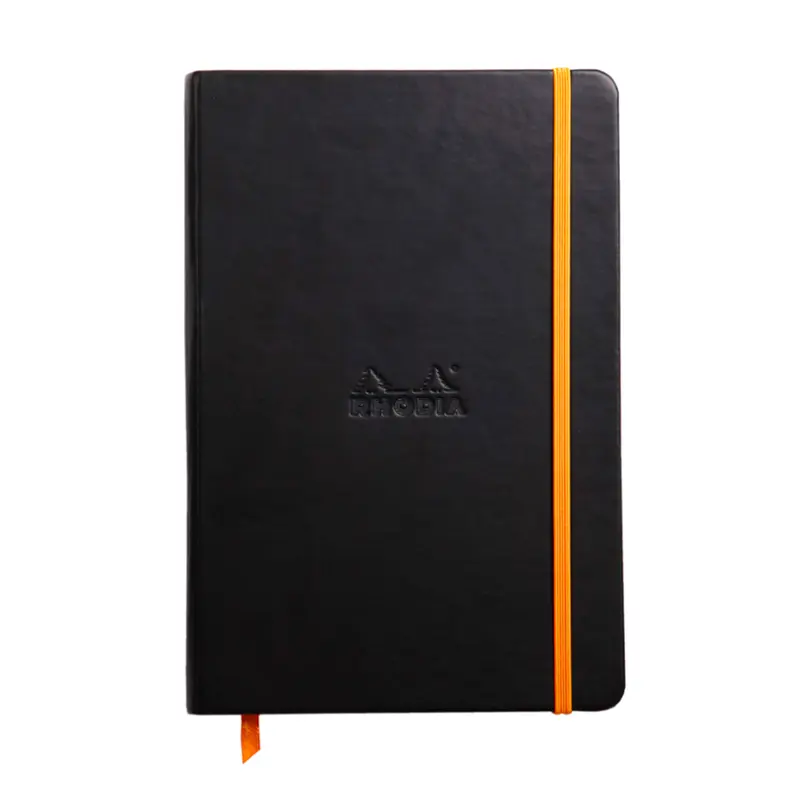 Rhodia Rhodiarama Webnotebook A5 Lined Hardcover - Black