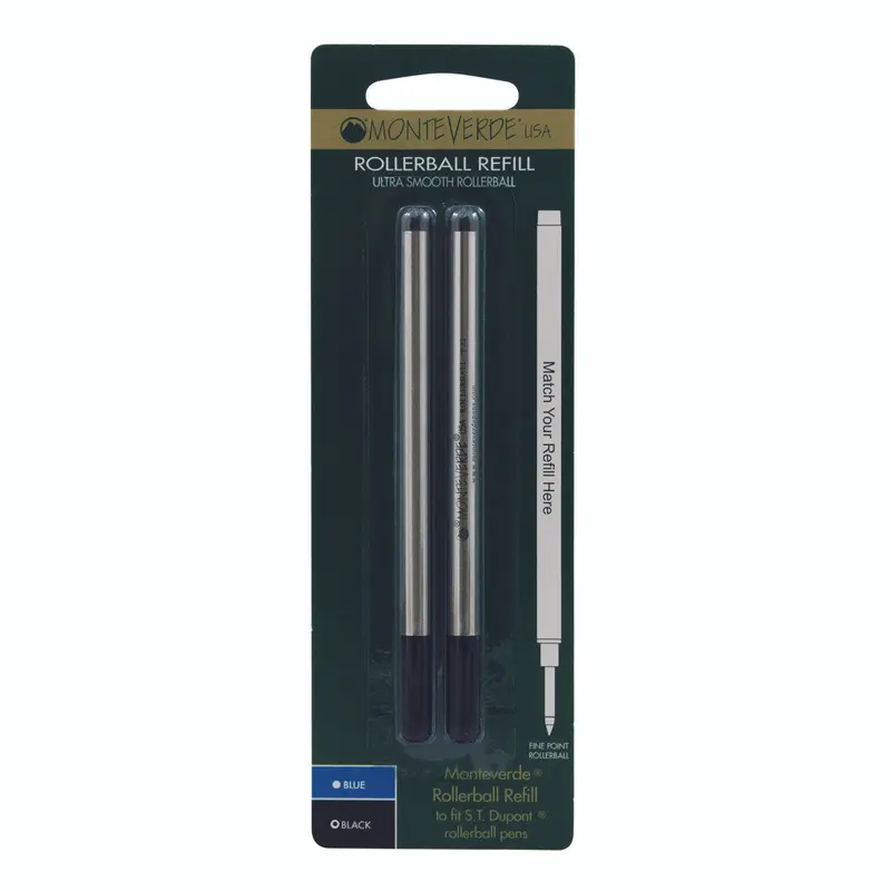 S.T. Dupont Rollerball Refill by Monteverde USA - Black Fine