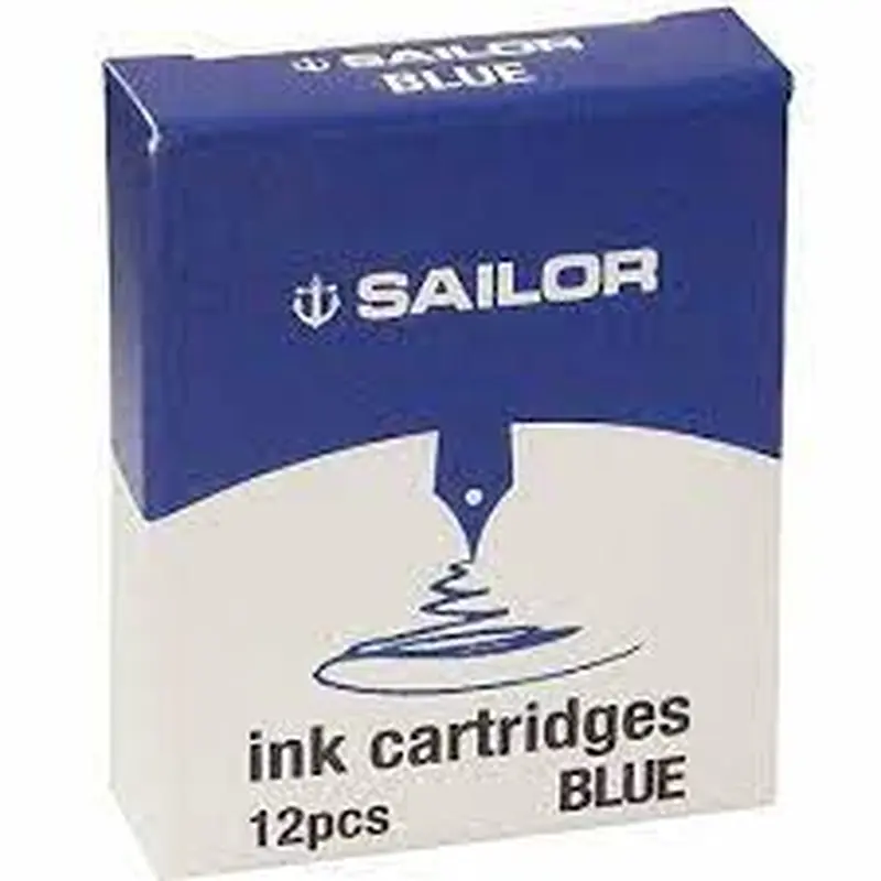 Sailor Blue - Ink Cartridges (12 ea)Blue