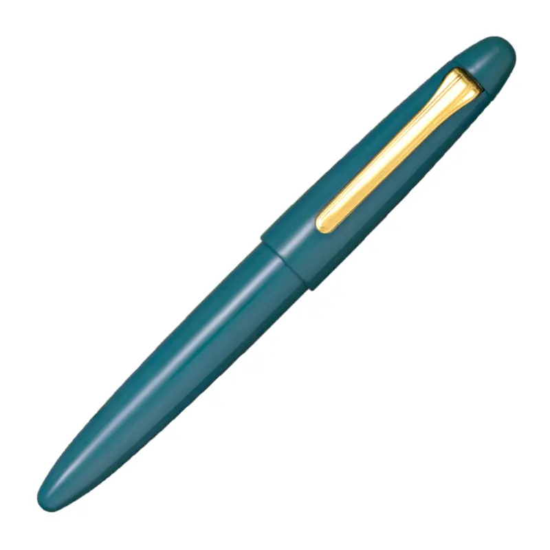 Sailor King of Pen Color Urushi Ebonite Fountain Pen - Teal Blue (Bespoke)Medium