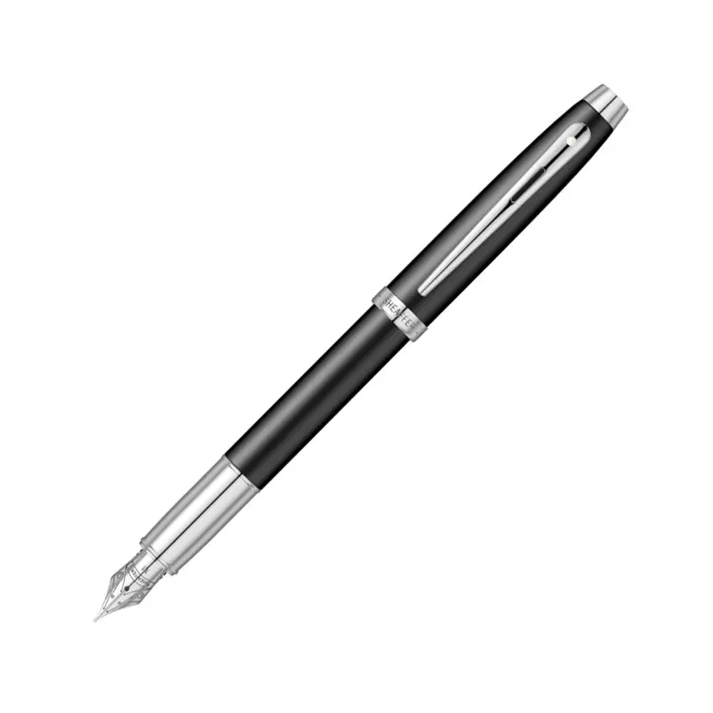Sheaffer 100 Fountain Pen - Matte BlackMedium