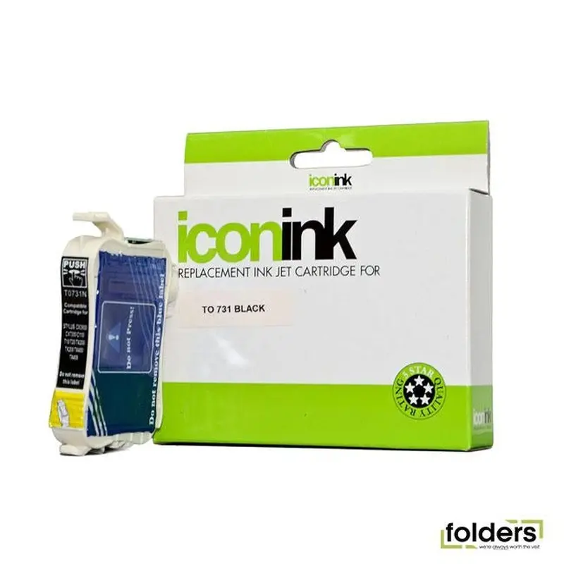 Icon Compatible Epson T0731 Black 73N Ink Cartridge