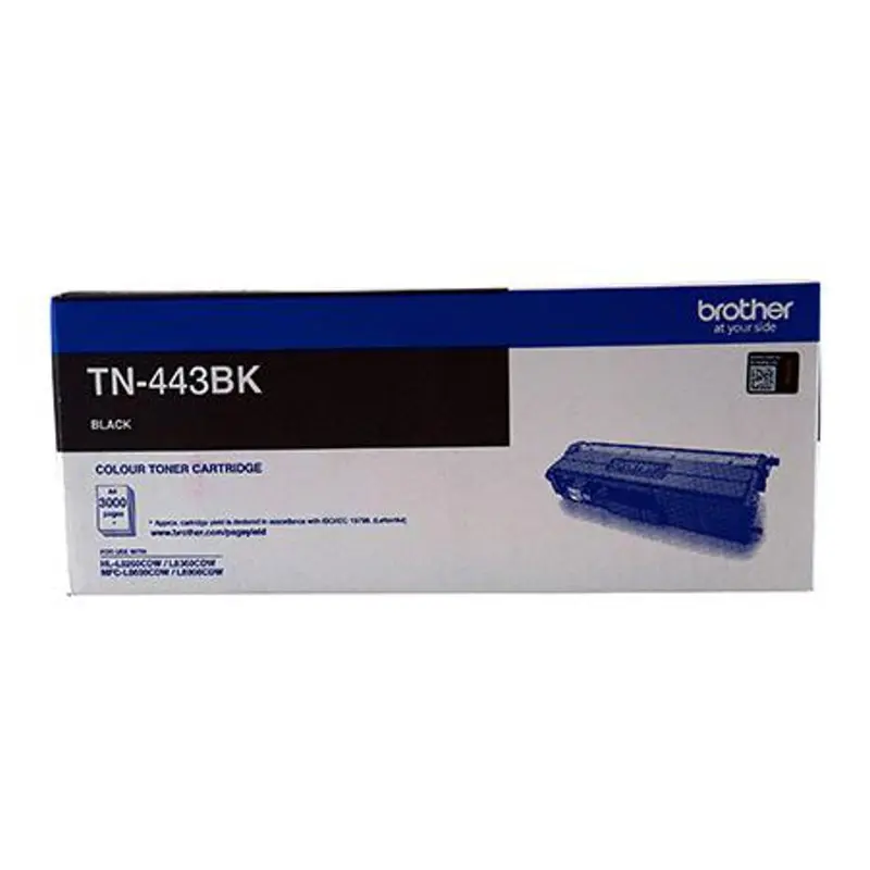 Brother Tn-443Bk Black High Yield Toner Cartridge BTN443K