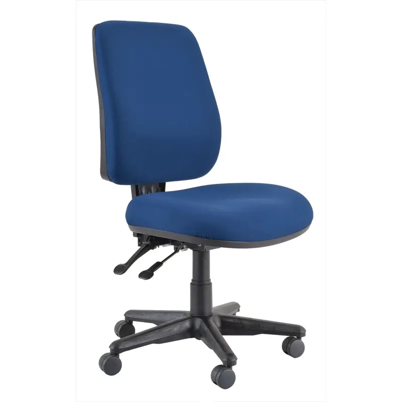 Buro Roma 2 Lever High Back Office Chair 216Dark Blue / Without Arms