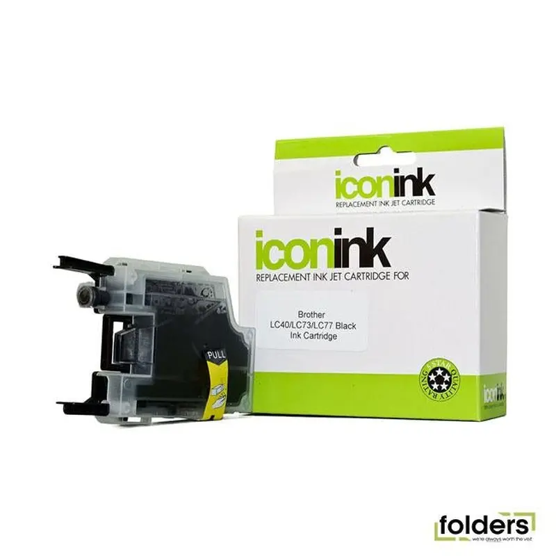 Icon Compatible Brother LC77/LC73/LC40 Black Ink Cartridge