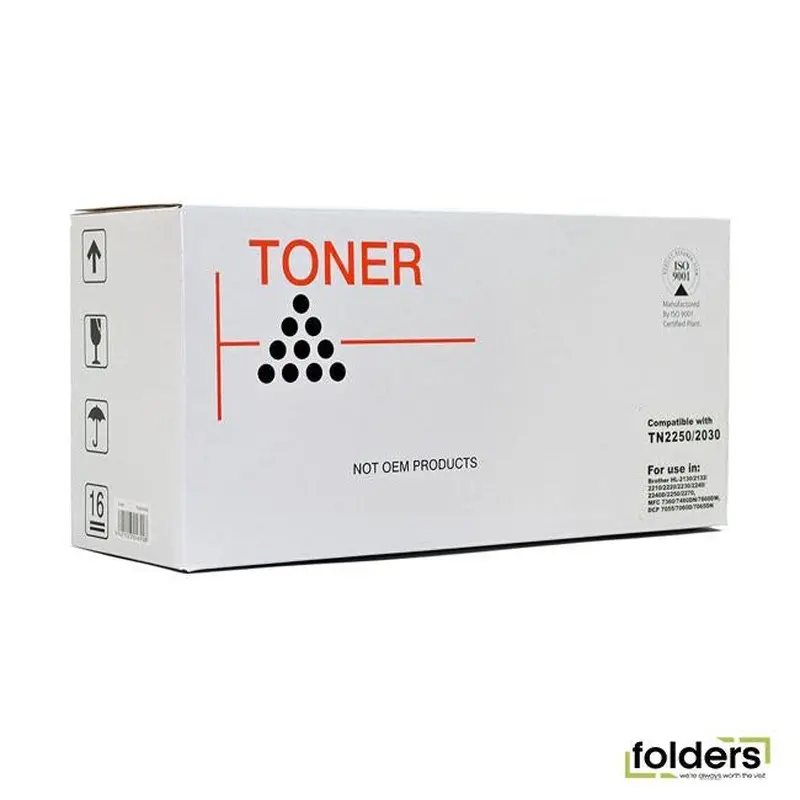 Icon Compatible Brother TN2250 / TN2030 Black Toner Cartridge
