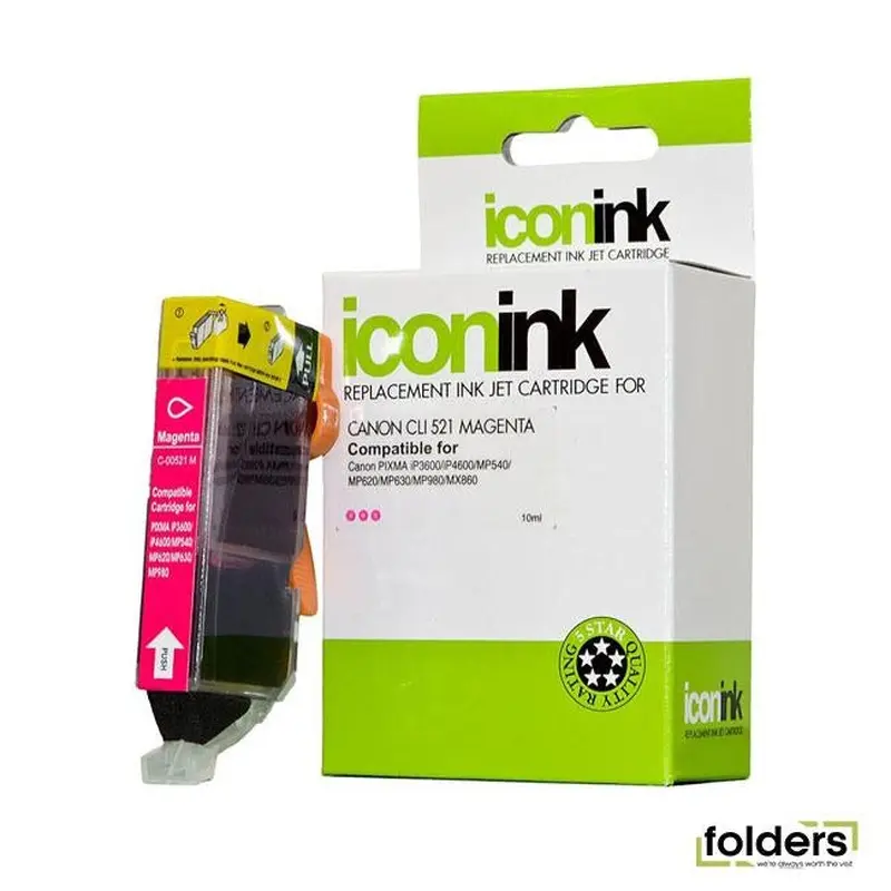 Icon Compatible Canon CLi-521 Magenta Ink Cartridge