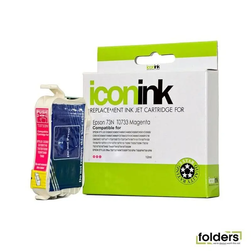 Icon Compatible Epson T0733 Magenta 73N Ink Cartridge