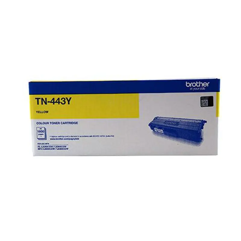 Brother Tn-443Y Yellow High Yield Toner Cartridge BTN443Y