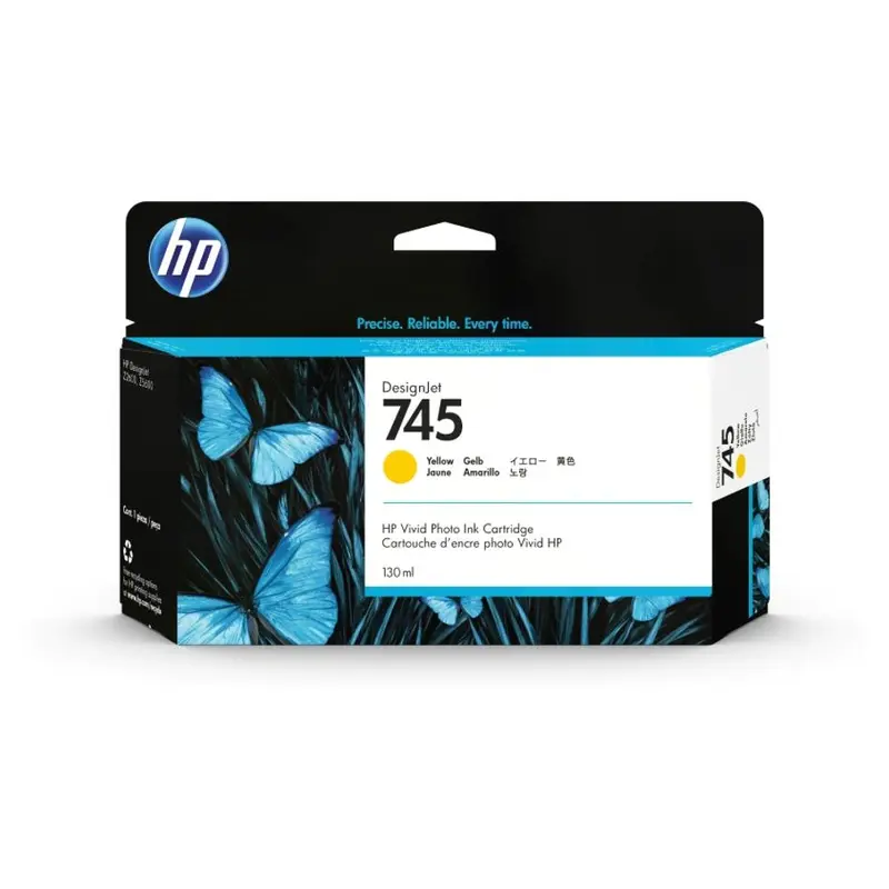 HP #745 130ml Yellow Ink F9J96A