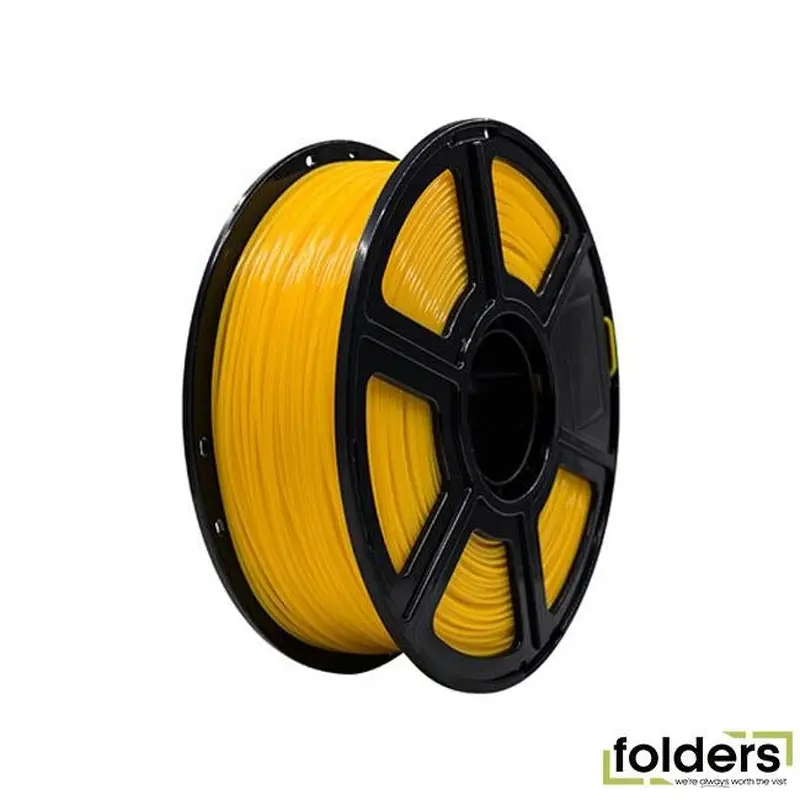 1.75mm yellow flashforge pla filament 600g roll