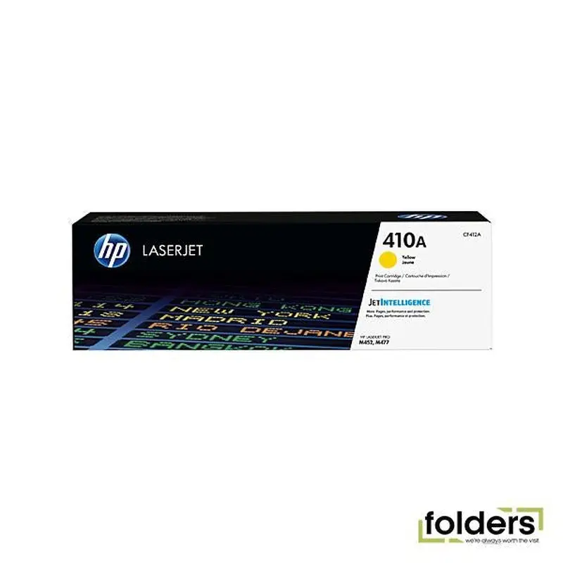 HP #410A Yellow Toner CF412A