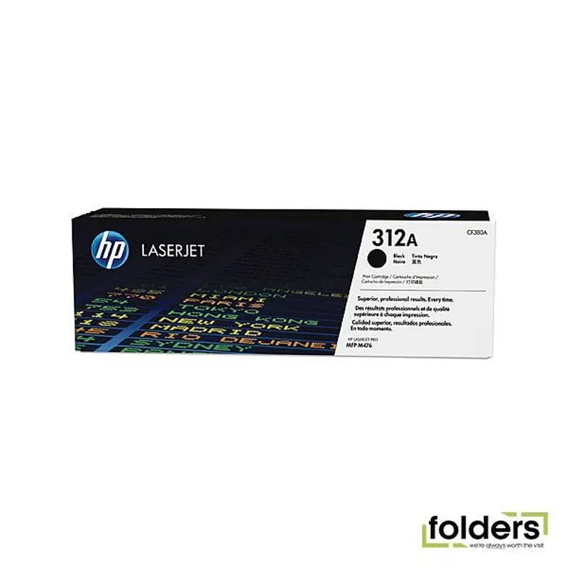 HP #312A Black Toner CF380A