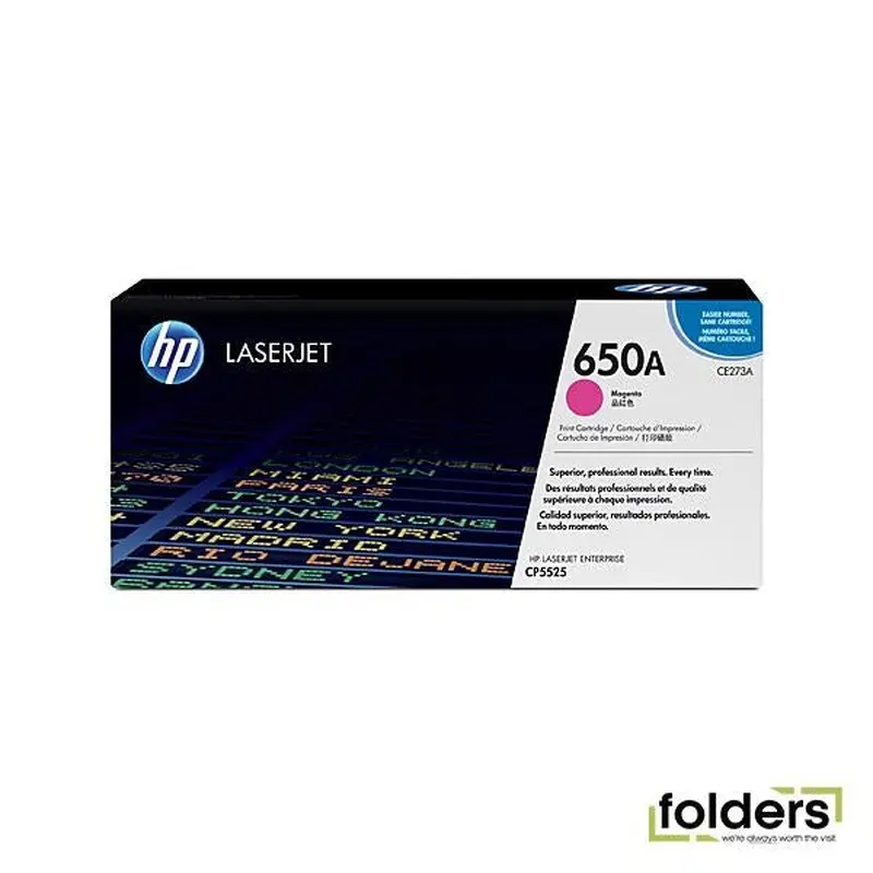 HP #650A Magenta Toner CE273A