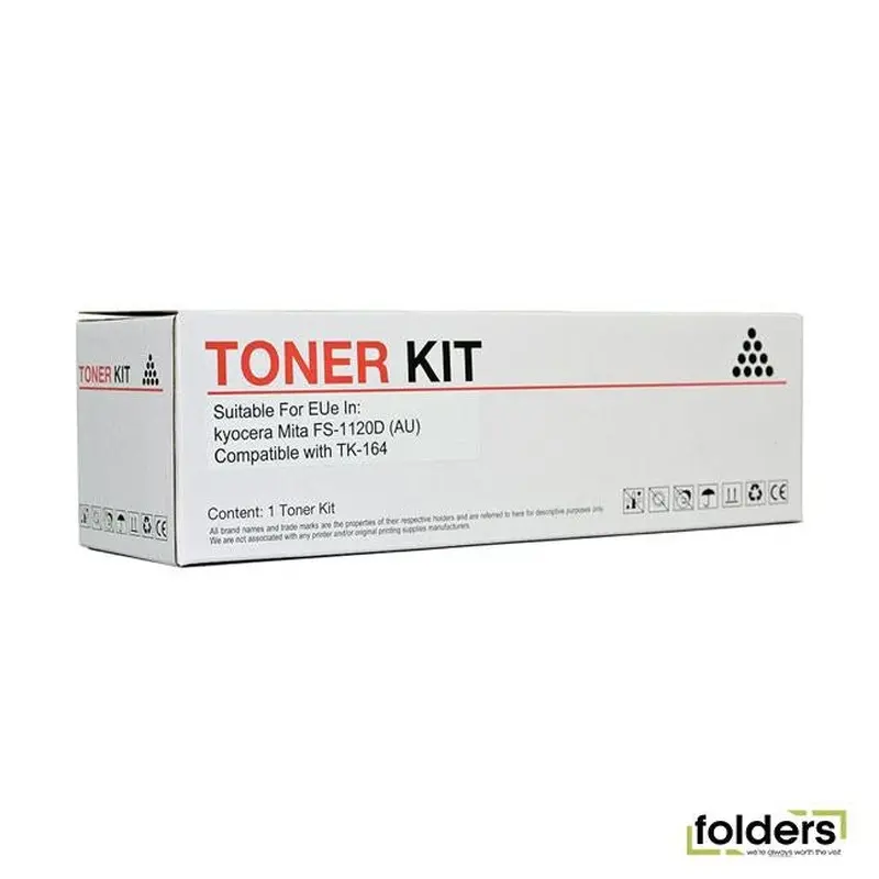 Icon Compatible Kyocera Compatible TK-164 Black Toner Cartridge