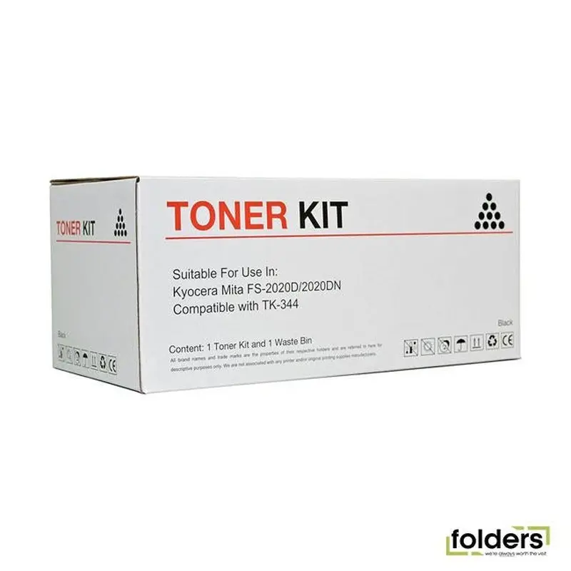 Icon Compatible Kyocera Compatible TK344 Black Toner Cartridge