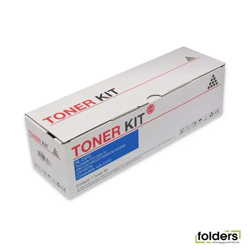 Icon Compatible OKI C610 Cyan Toner