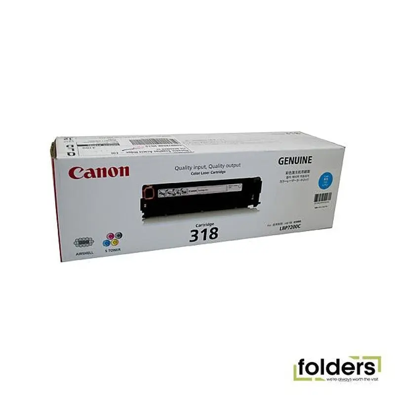 Canon CART318 Cyan Toner