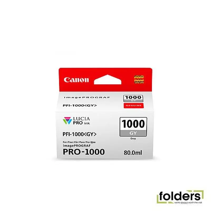 Canon PFI1000Grey Ink Cartridge