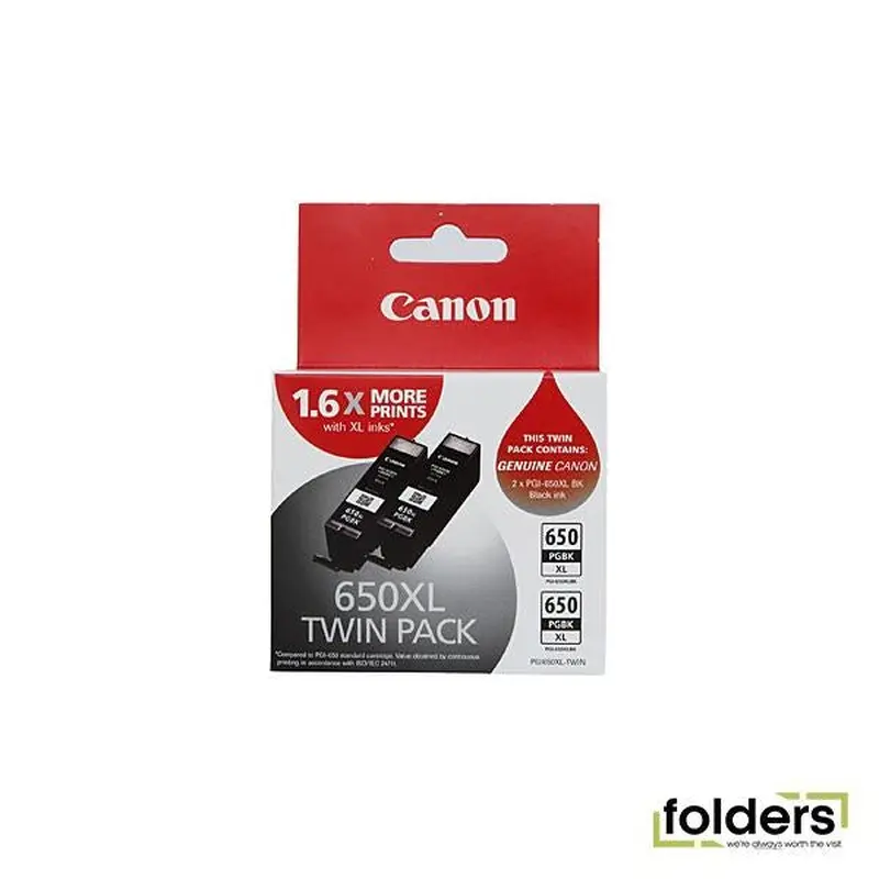 Canon PGI650XL Black Ink Twin Pk