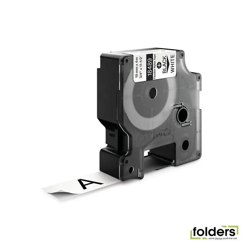 DYMO Rhino Industrial Labels-Flexible Nylon 19mm