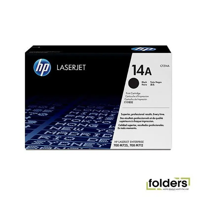 HP #14A Black Toner CF214A