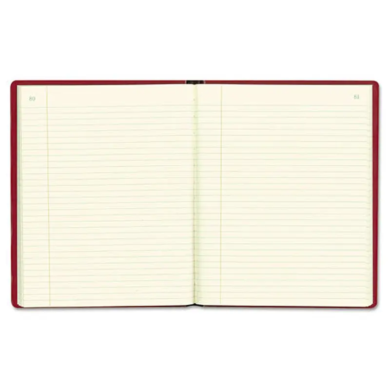National Brand Red Vinyl Series Journal, 1-subject, Medium/college Rule, Red Cover, (300) 10 X 7.75 Sheets