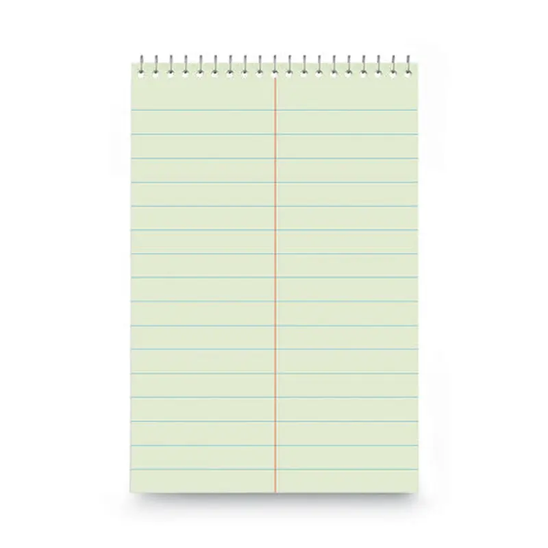 Steno Pads, Pitman Rule, Red Cover, 60 Green-tint 6 X 9 Sheets