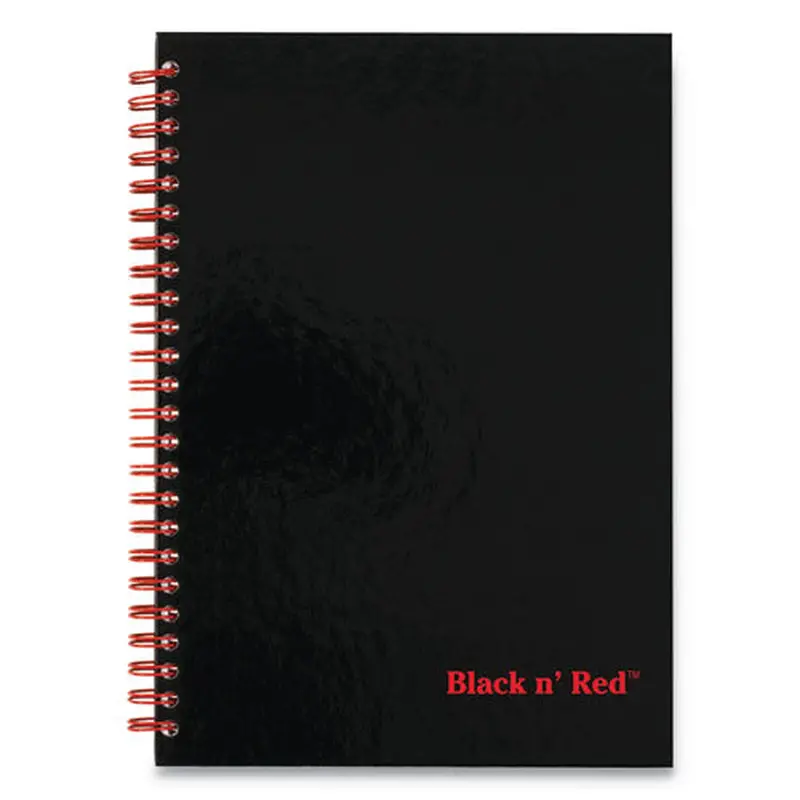 Hardcover Twinwire Notebooks, Scribzee Compatible, 1-subject, Wide/legal Rule, Black Cover, (70) 9.88 X 6.88 Sheets