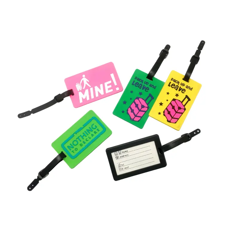 3D Fancy Travel Themed Design Luggage TagAssorted