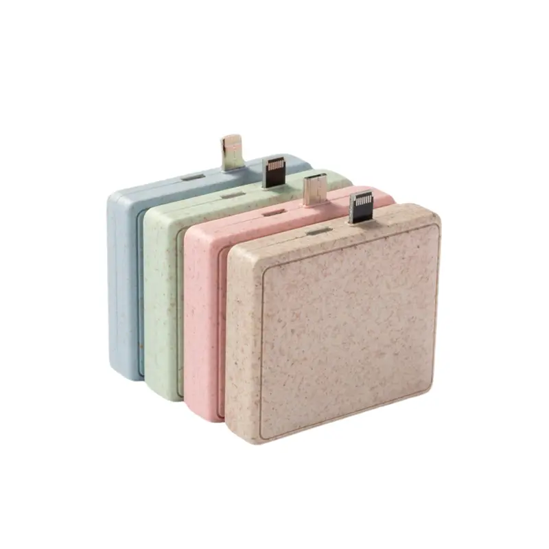2000 MAH Wheat Mini Power Bank (Deliver in 4-6 weeks)