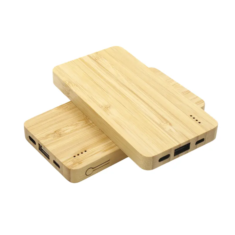 5000 MAH Bamboo Power Bank (Deliver in 4-6 weeks)