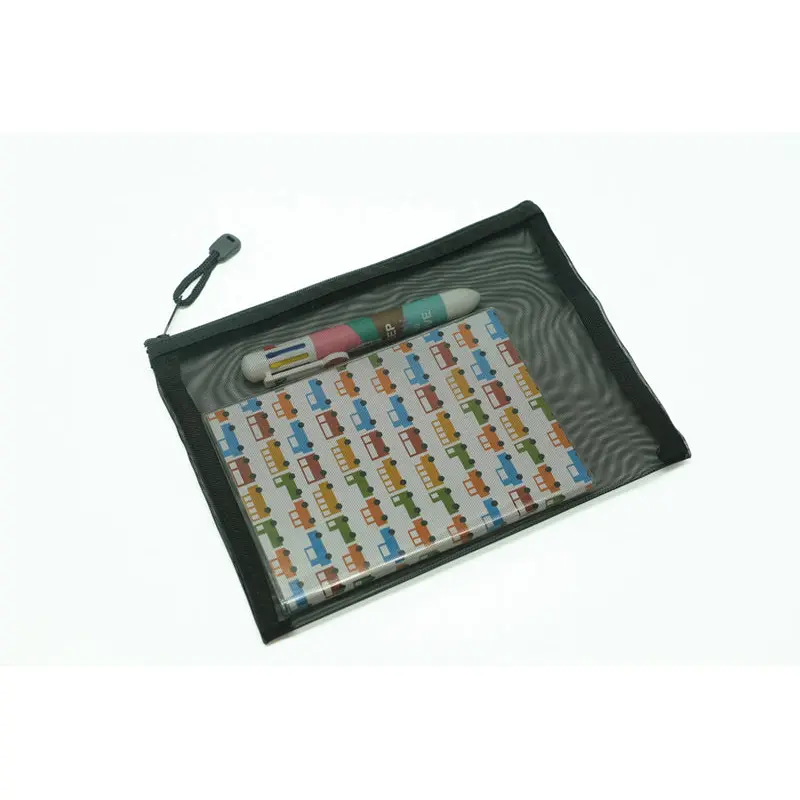 Black Mesh Zipper Case (A5)Assorted