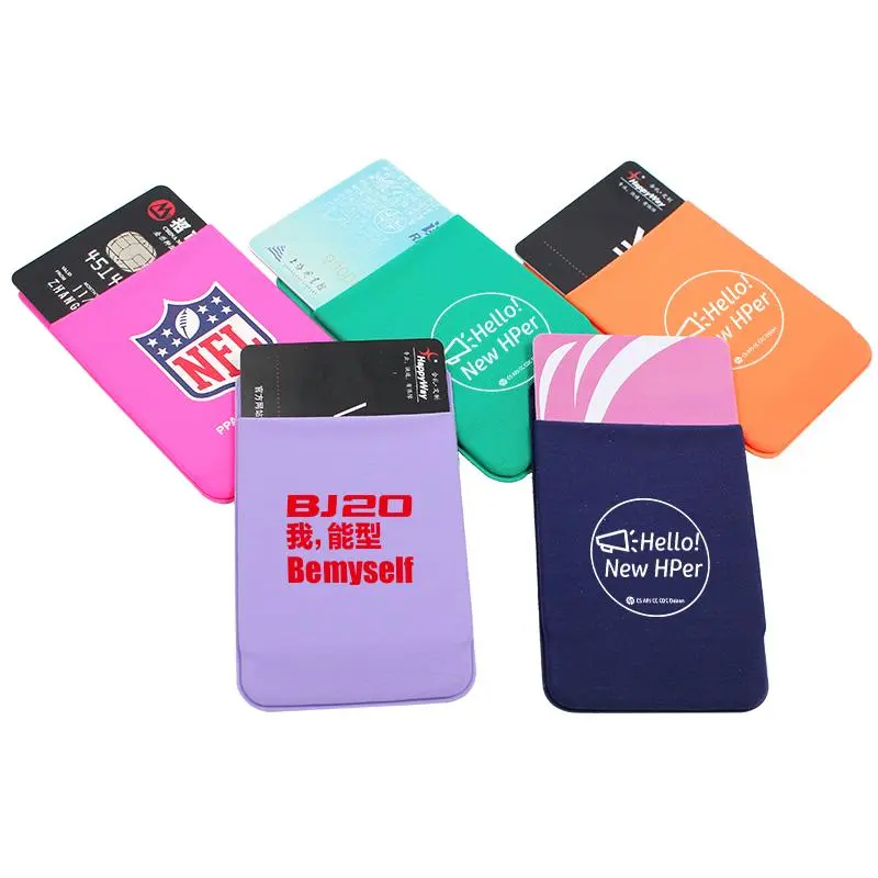 Colourful Card Holder With Sticker For Mobile Phone1000 
