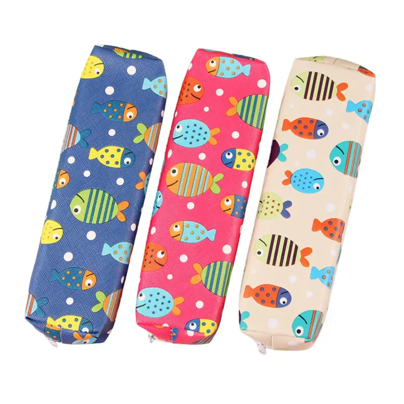 Fish Cartoon Leather Pencil CaseFish