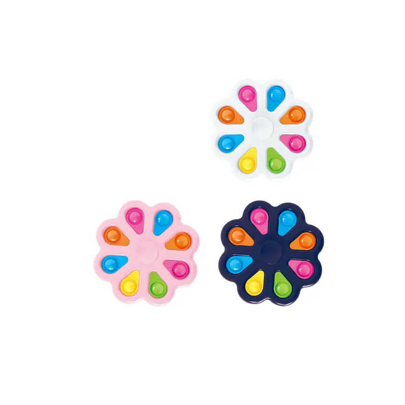Flower Shape Spinning Fidget Toy Pop It