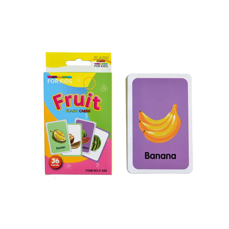 Fruits Flash Cards