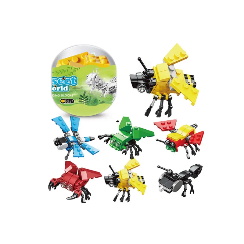 Insects Themed Building Blocks ToyAssorted